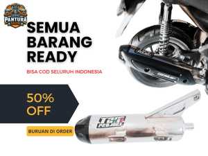 KNALPOT STANDAR RACING copy TZM CROM BEAT KARBU BEAT F1 VARIO 110 MIO SPORTY MIO M3 MIO J