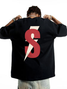 Pure Cotton Short Sleeve T-Shirt Mens American High Street Heavyweight Summer Half Sleeve Base Shirt STA SR XRMD Brand