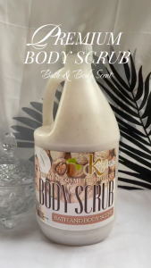 Premium Body Scrub 1 Gallon/Half Gallon | Exfoliating & Skin-Nourishing Spa-Quality Scrub | SALON SPA TREATMENT USE