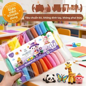 Bộ Đồ Chơi Đất Sét Nhiều Màu Không Dính