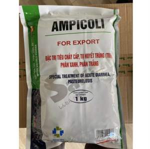 AMPICOLI Sakan 100g dùng cho gà toi gà rù đi ỉa phân xanh trắng lợn tiêu chảy tụ huyết trùng