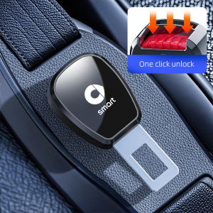 Car Seat Belt Extender Clip Buckle Universal Zinc Alloy Safety Belt Extension Insert Lock Socket for Smart Fortwo 451 450 453 EQ