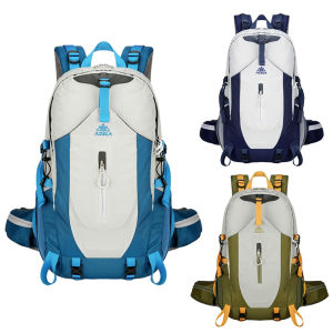 Outdoor Lightweight Zippers Backpack Wear Resist Casual Cycling Backpack Foldable Rucksack Hiking Work Camping Backpack