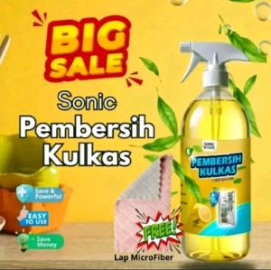 Sonic cairan pembersih kulkas kompor mejikom dll