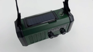 10000mAh Emergency Radio Solar Hand Crank Generator AM/FM Portable Radio SOSAlarm Power Bank Charging Radio with LED ZDN