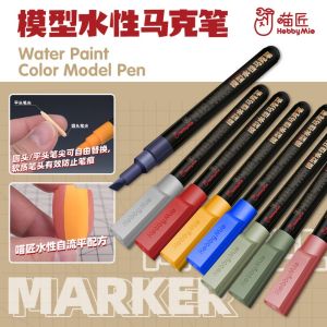 Matte Touch Up Model Marker Painting for DIY Model Water-Based Marker Matte Base Color Round Flat Head Series Complementary Color for Model Tool Hobby Mio MC01