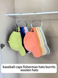 Tawii.Cap Hanger Space Saving Circle Ring Hat Hanger Durable Non Slip Multifunctional Hanger
