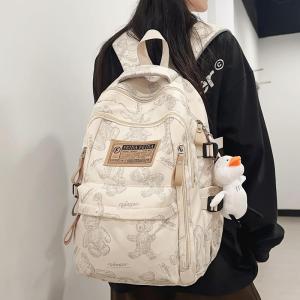 Balo Nam Dung Tích Lớn 2024 Phong Cách Mới Cho Học Sinh Trung Học Phổ Thông Và Cao Cấp Chất Liệu Nylon Chống Thấm Nước Có Ngăn Đựng Máy Tính