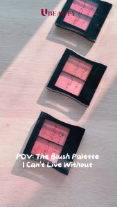 uBeauty 2winGlow Blush Palettes Cheekbones Contouring Blush Pink Peach Natural Radiance Perfection UB049