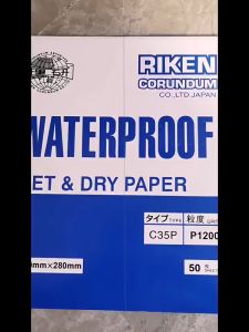 [Combo 5 tờ] Giấy Nhám Nước Nhật RIKEN C35P Số Lớn Từ P1000 Đến P2500 (mỗi số 1 tờ) - Giấy nhám mịn - Giấy nhám các cỡ