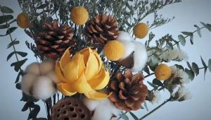 Mix Dried Flower | Gift | Valentines | Hadiah | Bunga cantik | Caspia | Natural |