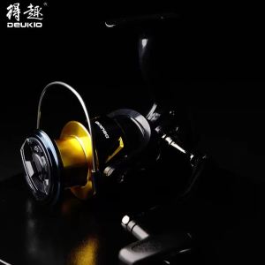 DEUKIO(得趣) | DEUKIO 4.1:1 Baitcasting Reel 16KG Max CNC Aluminum Spool Left Right Hand Swap Heavy Duty Saltwater Big Game Fishing Reel