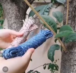 ILU234 Tali Jemuran Tali warna warni