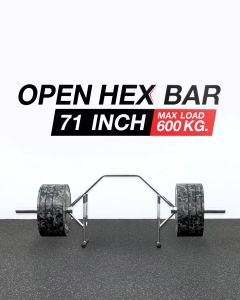 บาร์โอลิมปิค OPEN HEX 71 นิ้ว รุ่น MAX LOAD 600KG - เครื่องออกกำลังกาย แบรนด์ IVADE