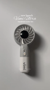 10000mAh Handheld Turbo Fan - 13m/s Wind Wide Airflow Power Bank vimi Ultra