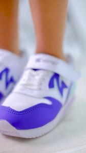 HIPZI Sepatu Anak Sneaker Laki-laki & Perempuan Sekolah Olahraga Sport TK SD Model 2023 HNBT Ungu Navy Putih