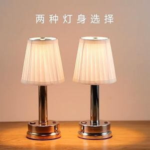 2000mAh bar dekoratif lampu logam kontrol sentuh 3 warna peredupan tanpa akhir LED pelindung mata belajar kamar tidur cahaya malam cahaya nirkabel isi ulang