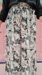 Celana Kulot Adem Motif Bahan Rayon Viscose Premium