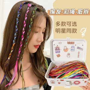 ที่คาดผมเชือกสีสันสดใสสำหรับผู้หญิง ที่คาดผมลูกไม้แบบขัดเกลาง่าย ที่คาดผมแบบมีสไตล์สำหรับเด็ก เครื่องประดับผมผ้าไหม ที่คาดผมแบบมีสไตล์