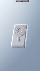 10000mAh Magnetic 22.5W Fast Charging Wireless Built-in Cable Capacity Mini For iP 15/14