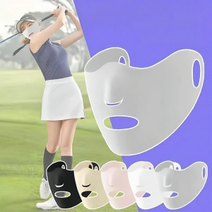 YUYOU | Sports Running and Golf Face Kini Ice Silk Ear-loop Open-mouth