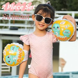 Girl Swimiming Kids Swimwear Free Gift Of Swimming Cap Cute Summer Perfect for Childrens Swimwear