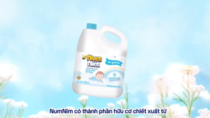 Nước giặt cho bé NumNim Thái Lan thành phần hữu cơ Safe & Soft An toàn Dịu nhẹ 700ml