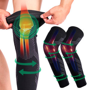 1/2PCS Copper Compression Leg Sleeves Long Knee Leg Sleeves for Men Women Knee Pain Relief Swelling Arthritis Runner Sports