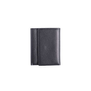 Mini Tri-Fold Genuine Leather Wallet Ultra-Thin Fashionable Short Style Student Pocket Ultra-Small Money Clip for Men And Women