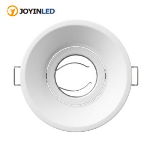 JOYINLED Round Square Recessed Ceiling Downlight GU10 MR16 LED Spotlight Frame Adjustable Fixture Light Fitting Modern Lighting