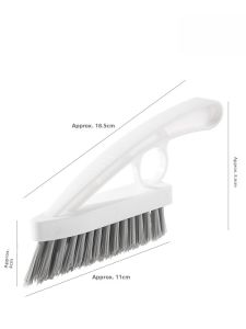 Bathroom Floor Gap Cleaning Brush Hard Bristle Corner Wall Washer No Dead Angle Toilet Floor Brush Bathroom Household Tools