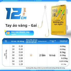 CHUANZE | Dây Câu Cá Không Gãy Nhanh Gắn 12cm