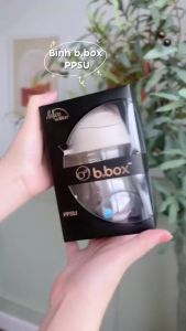 Bình nước b.box chất liệu PPSU 360 độ có van chống sặc và tay cầm cho bé tập uống nước 240ml
