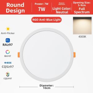 TONGZHIGUANG | Adjustable Slim Recessed Light 3in 4in 6in