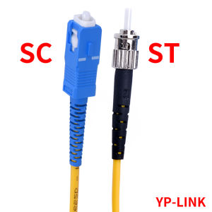 Single Mode Fiber Optic Jumper LC-SC-ST-FC Square to Round 3/5 M 10/20M Telecom-Grade Multi-Mode Pigtail Extension Cable