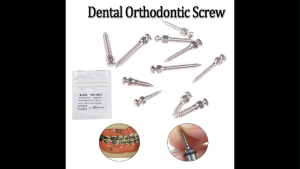 Dental Micro Mini Orthodontic Anchor Screw Matching Titanium Self Drilling Screwdriver