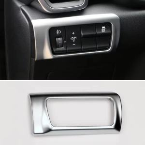 For Kia Sportage 4 QL 2016 2017 2018 2019 2020 2021 ABS Car Headlight Adjustment Button Decoration Frame Cover Trim Sticker
