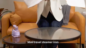 Travel mini ironing machine handheld hanging ironing machine dry and wet dual-use folding rotating electric iron garment steamer