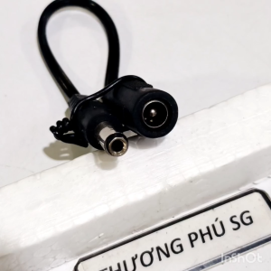 Cáp chuyển nguồn DC đầu 5.5mm x 2.1mm ra 5.5mm x 2.5mm dài 15Cm / Giá bán 1 Sợi