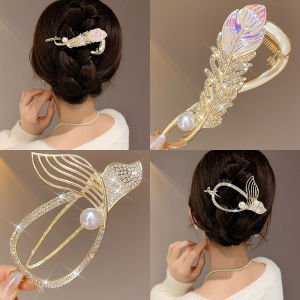 Korean Style Butterfly Knot Tassel Hair Clip Womens New 2025 Fashion Sense Hair Accessories  out  Feelings