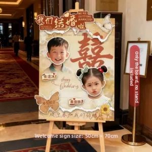 ZLVOEY | Wedding Welcoming Sign Kt Board