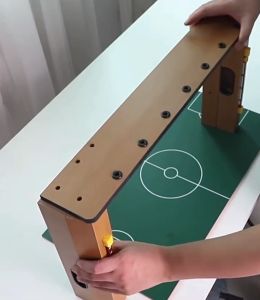 (SG Seller) ★ Large Size Desktop Foosball Table (Wood) ★ Portable Tabletop Football Soccer Game Interactive Toy Match Office Hangout Gathering Bonding Battle Competition Birthday Christmas Gift Present Kids Children Big Fun Family Ball