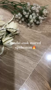 Sandal Anak Cowok Import / Sandal Anak Laki Laki Marvel Spiderman (24/35) / Sandal Karet Anak