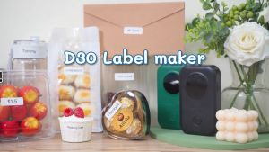 fast shipping 🚚 Phomemo D30 Thermal Wireless Label Printer Portable Pocket Bluetooth Thermal Label Maker Home Use Office Fast Printing Printer for Android iOS USB Rechargeable Free Label Keep for 20 Years Fade Resistance High Quality