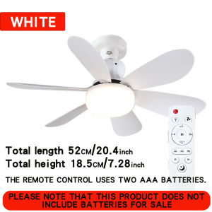40W Socket Fan Light 20.5" Screw Ceiling Fan with Light and Remote E27 Socket Fan with LED for Bathroom Bedroom Fan LED