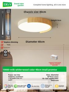 DGY | Minimalist Round Eye-protection Bedroom Light