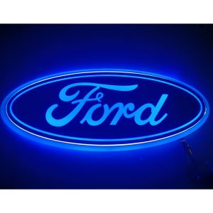 ส่องสว่างฟอร์ดของคุณ! 4D LED Emblem Logo Badge Light (แดง น้ำเงิน หรือขาว) - เหมาะกับ Focus Mondeo และอื่นๆ - หน้า/หลัง