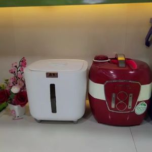 Tempat Beras Estetik Penyimpanan Dengan Tempat Beras Dispenser Beras Tempat Simpan Beras Wadah Beras