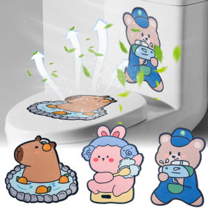 Self-adhesive Toilet Deodorant Stickers Bathroom Wall Sticker Air Fragrance Felt Fragrant Remove Odor Sticker