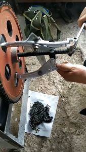 4/6/8inch เหล็กดูด 2 ขา เลื่อนได้ แบบถอดปรับ นอก-ใน (เหล็กดูดลูกปืนทุ่น)